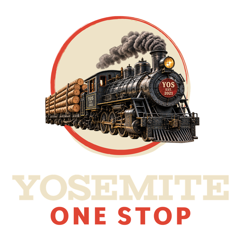 Yosemite One Stop locomotive logo