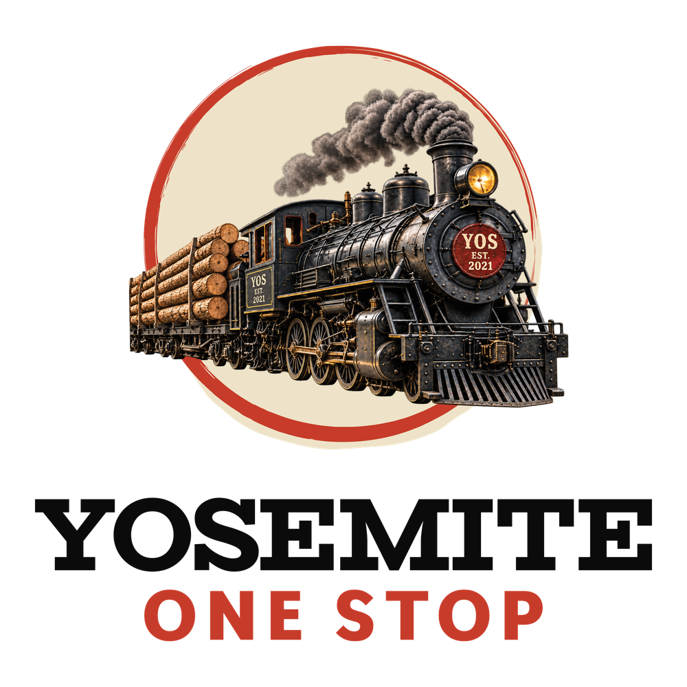 Yosemite One Stop locomotive logo