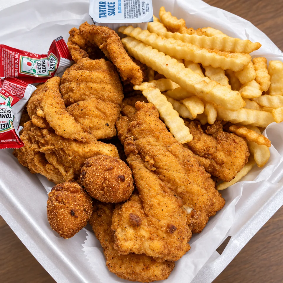 3 Piece Fish Meal